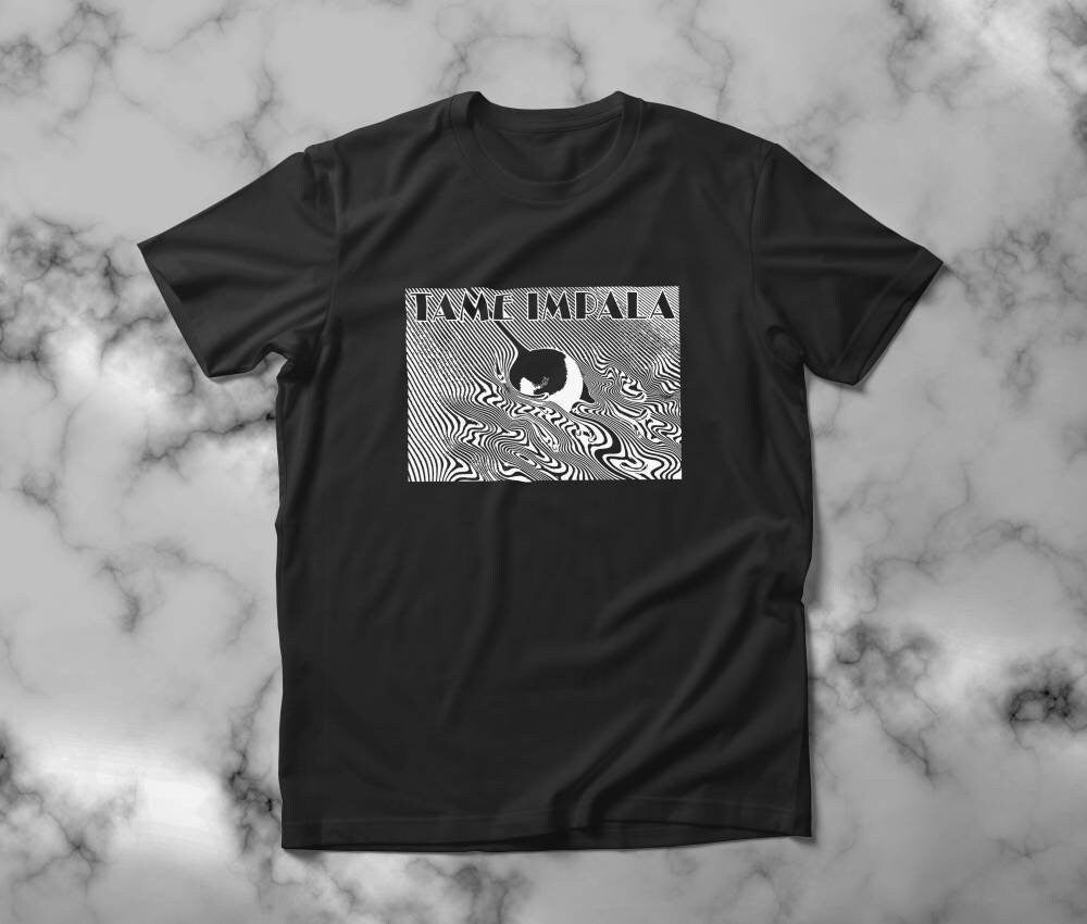 Tame Impala Currents Inspired T-Shirt – Fan-Made Screen Print