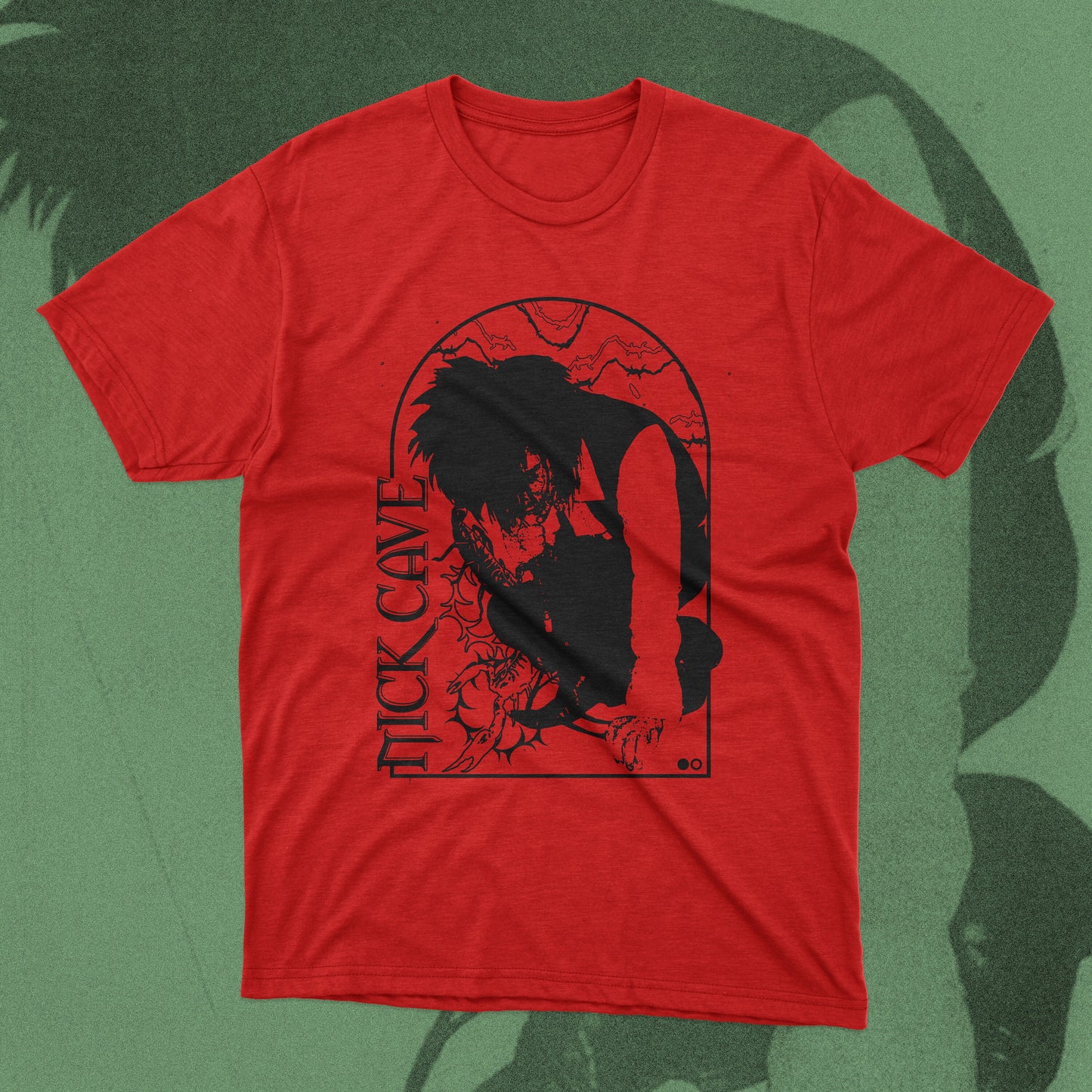 Nick Cave Inspired T-Shirt: Hand Screen Printed Cotton Tee