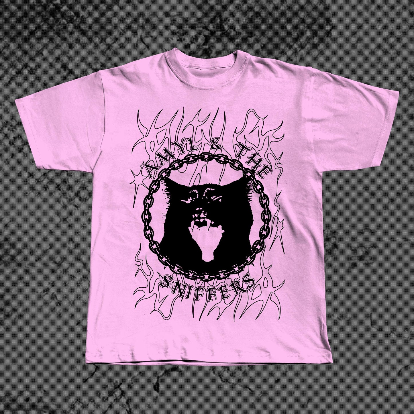 Punk Rock Tee – Amyl and the Sniffers Angry Cat Design (Fan-Made)