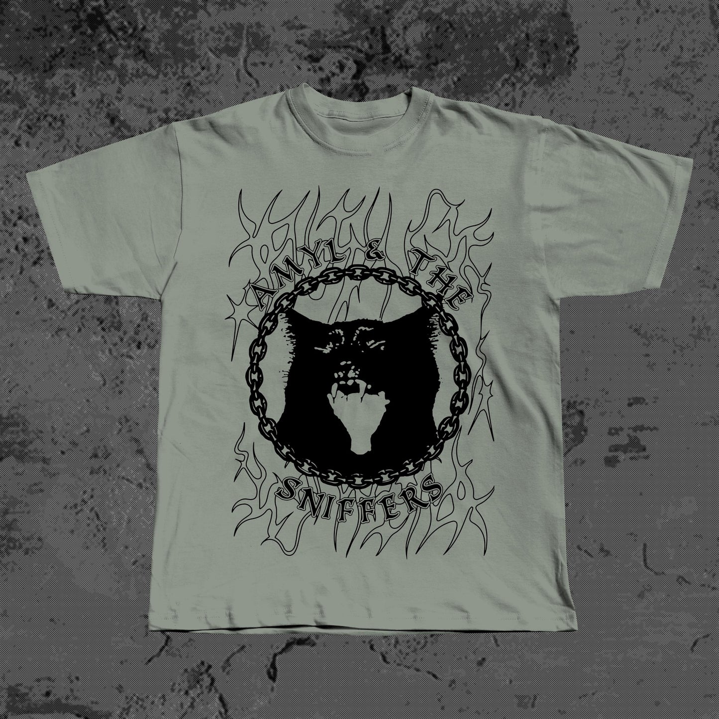 Punk Rock Tee – Amyl and the Sniffers Angry Cat Design (Fan-Made)