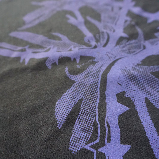 HEART T-shirt - Bipolia Merch - Hand Screen Printed Black Tee