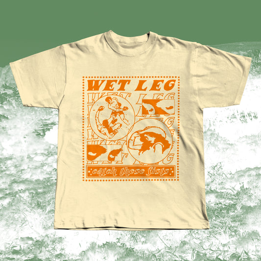 Wet Leg “Catch These Fists” Screen Printed T-Shirt – Fan-Made Tribute