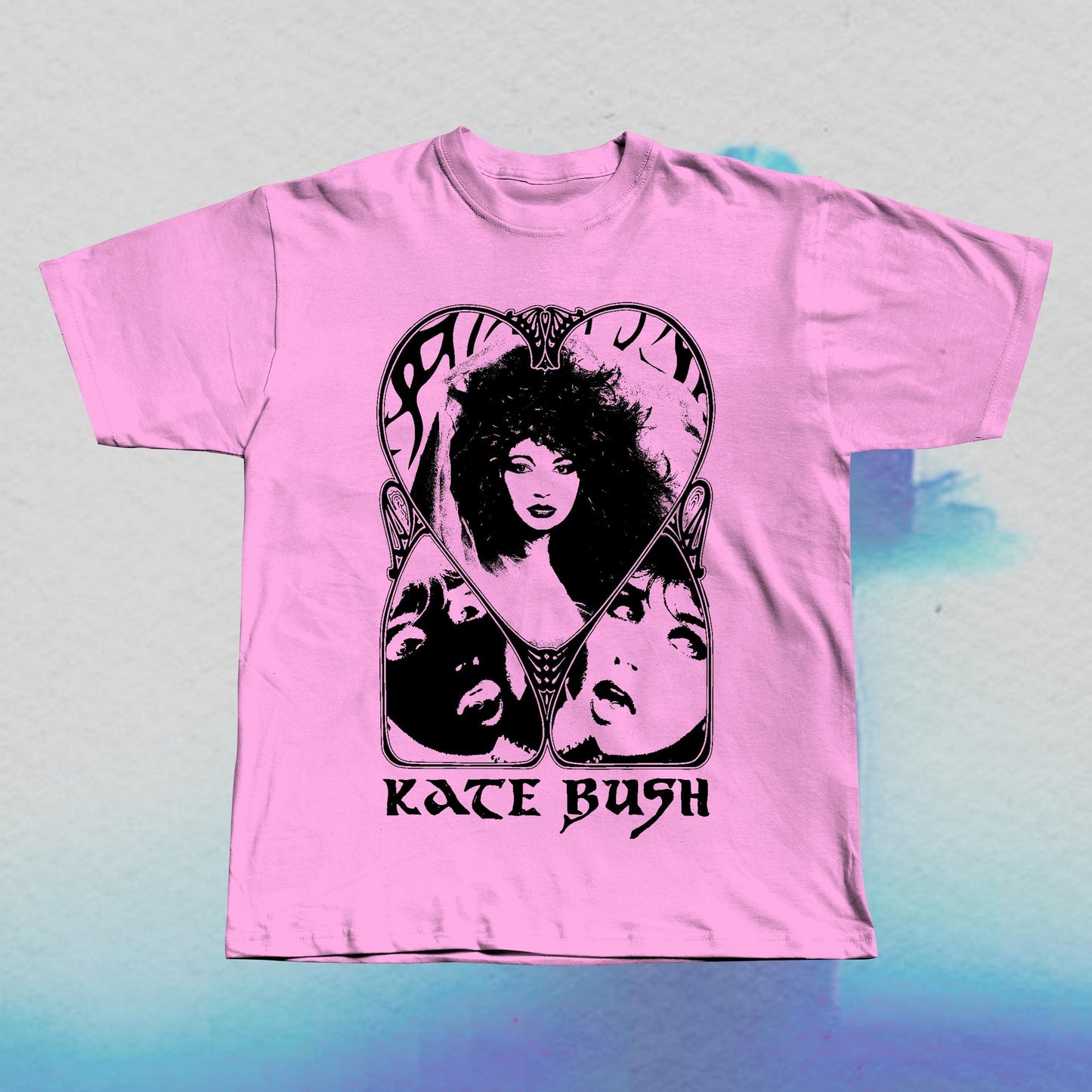 Kate Bush T-Shirt: Hand Screen Printed Gothic Style Tee