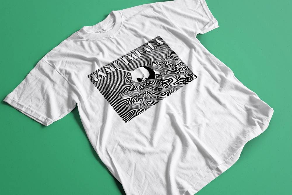 Tame Impala Currents Inspired T-Shirt – Fan-Made Screen Print