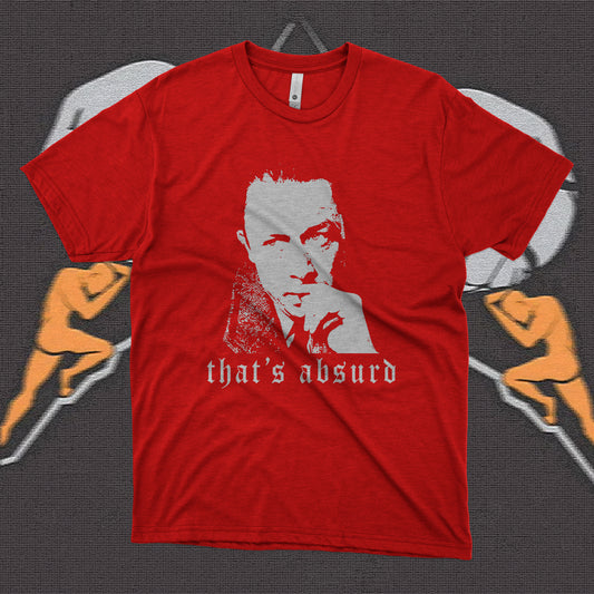 Existentialism Tee – Albert Camus Quote Inspired Shirt