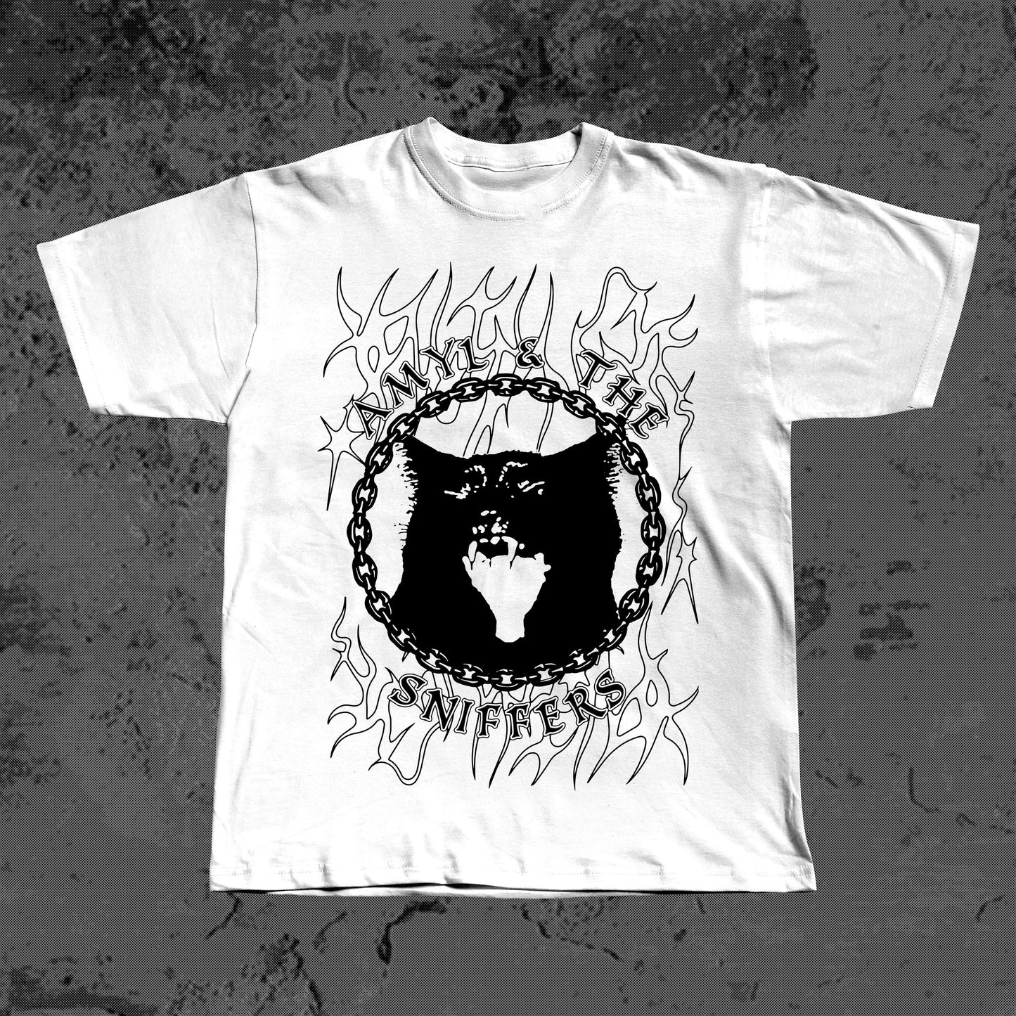 Punk Rock Tee – Amyl and the Sniffers Angry Cat Design (Fan-Made)