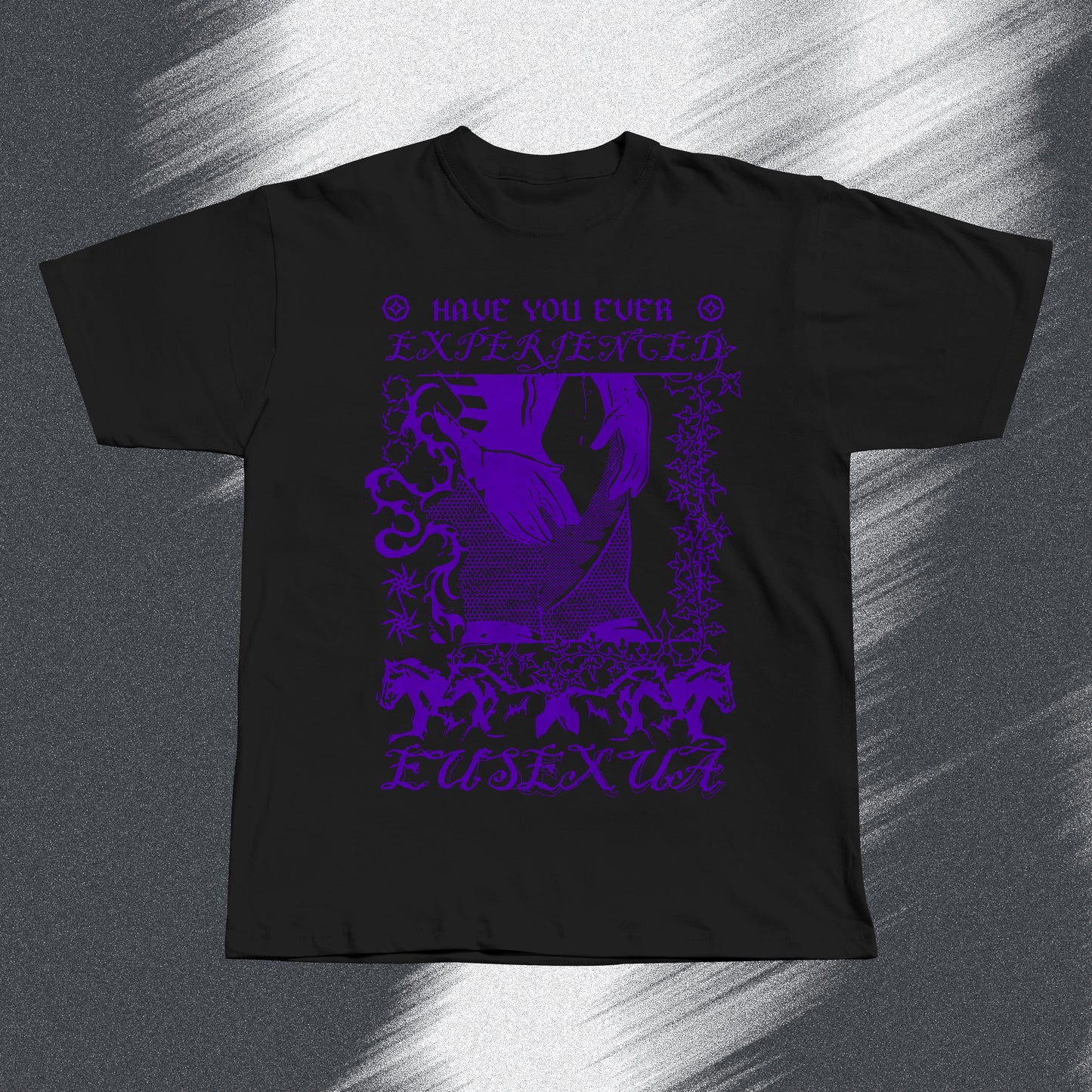 Hand screen-printed FKA twigs EUSEXUA inspired t-shirt on soft cotton, unisex fit.