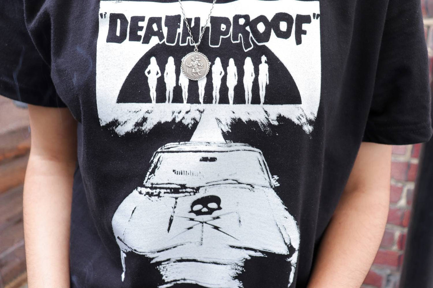 Death Proof Inspired Black T-Shirt – Hand Screen Printed (Fan-Made)