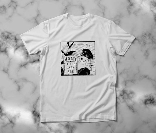 MGMT Little Dark Age Inspired T-Shirt – Handmade Screen Print
