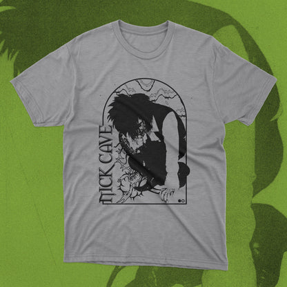 Nick Cave Inspired T-Shirt: Hand Screen Printed Cotton Tee
