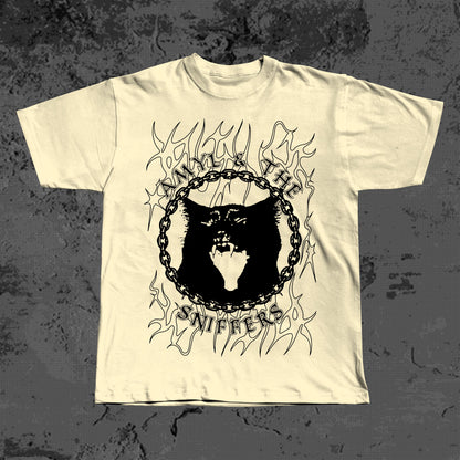 Punk Rock Tee – Amyl and the Sniffers Angry Cat Design (Fan-Made)