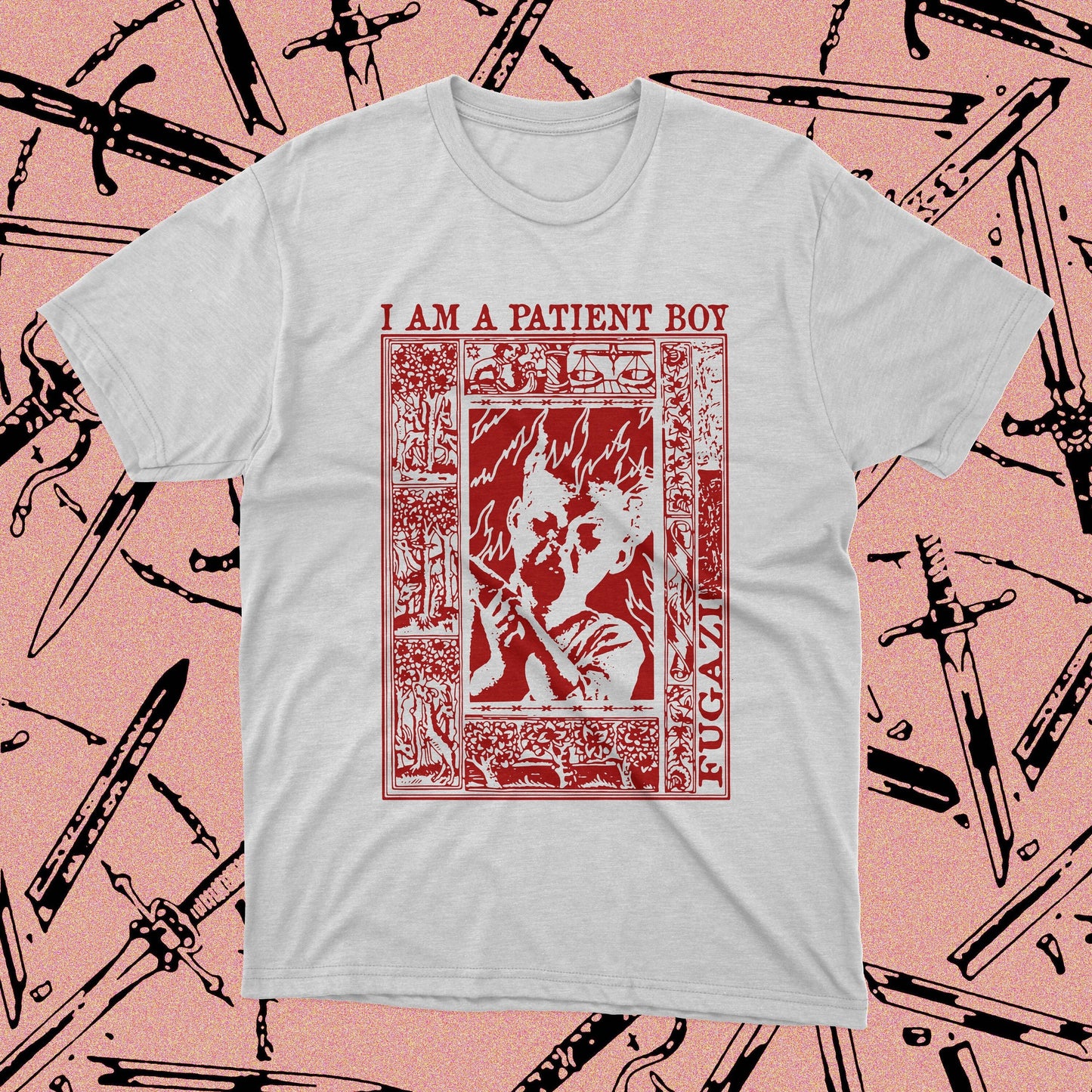 Fugazi "Patient Boy" Inspired T-Shirt – Hand Screen Printed