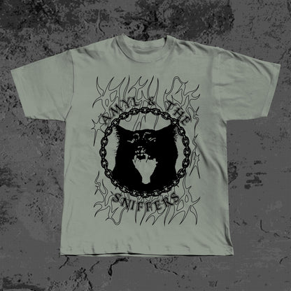 Punk Rock Tee – Amyl and the Sniffers Angry Cat Design (Fan-Made)