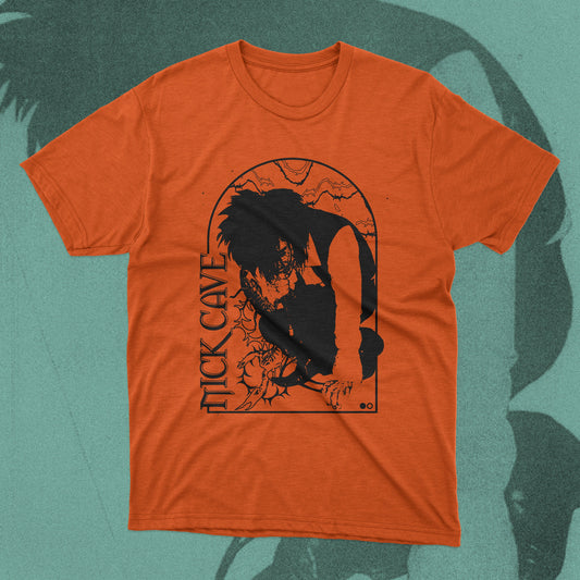Nick Cave Inspired T-Shirt: Hand Screen Printed Cotton Tee