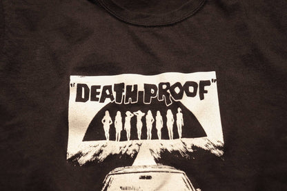 Death Proof Inspired Black T-Shirt – Hand Screen Printed (Fan-Made)