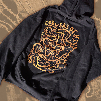 COBWEBS Black Hoodie - Bipolia Merch - Hand Screen Printed