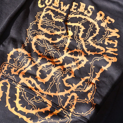 COBWEBS Black Hoodie - Bipolia Merch - Hand Screen Printed