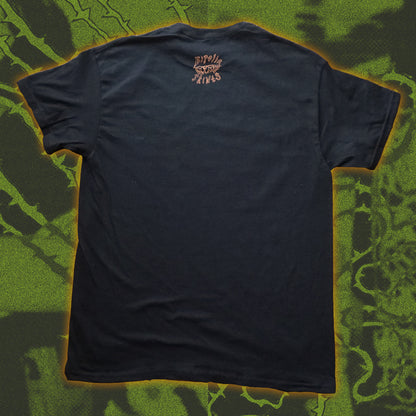 COBWEBS T-shirt - Bipolia Merch - Hand Screen Printed Black Tee