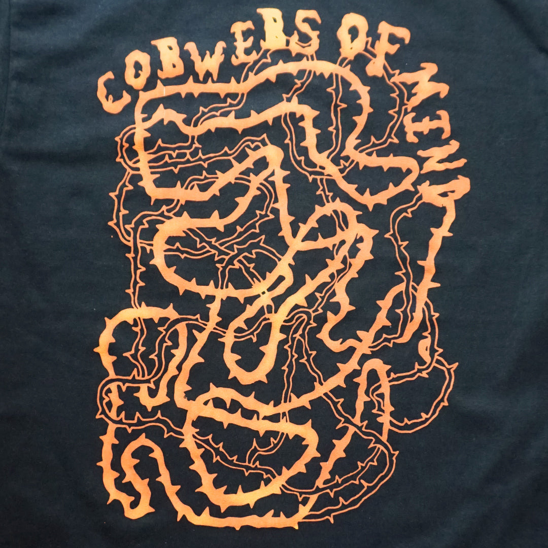 COBWEBS T-shirt - Bipolia Merch - Hand Screen Printed Black Tee
