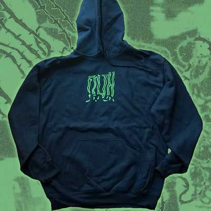 FILTH Black Hoodie - Bipolia Merch - Hand Screen Printed