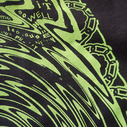 FILTH Black Hoodie - Bipolia Merch - Hand Screen Printed