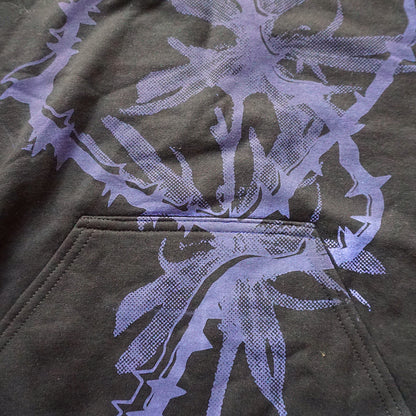 HEART Black Hoodie - Bipolia Merch - Hand Screen Printed