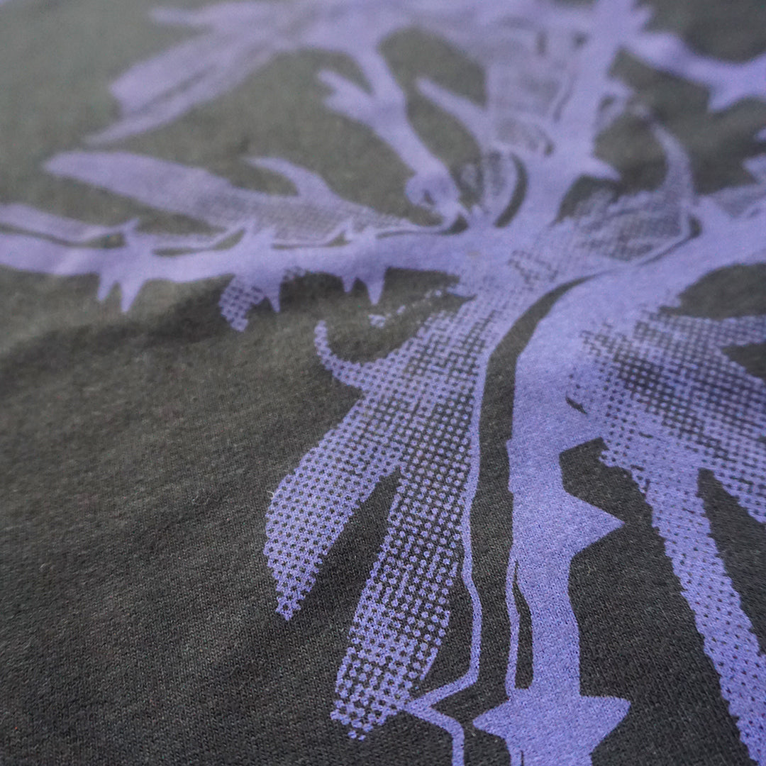 HEART T-shirt - Bipolia Merch - Hand Screen Printed Black Tee