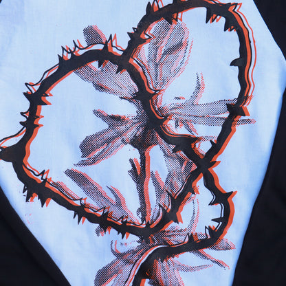 HEART Baseball Shirt – Bipolia Merch - Hand Screen Printed