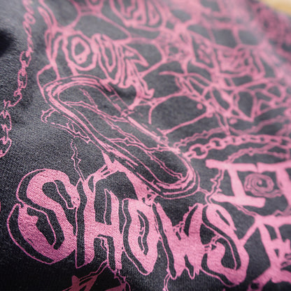 TEETH Black Hoodie - Bipolia Merch - Hand Screen Printed