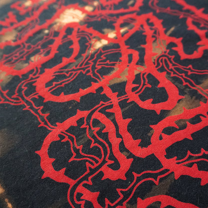 Cobwebs Shirt - Bipolia Merch - Hand Screen Printed Bleached Tee