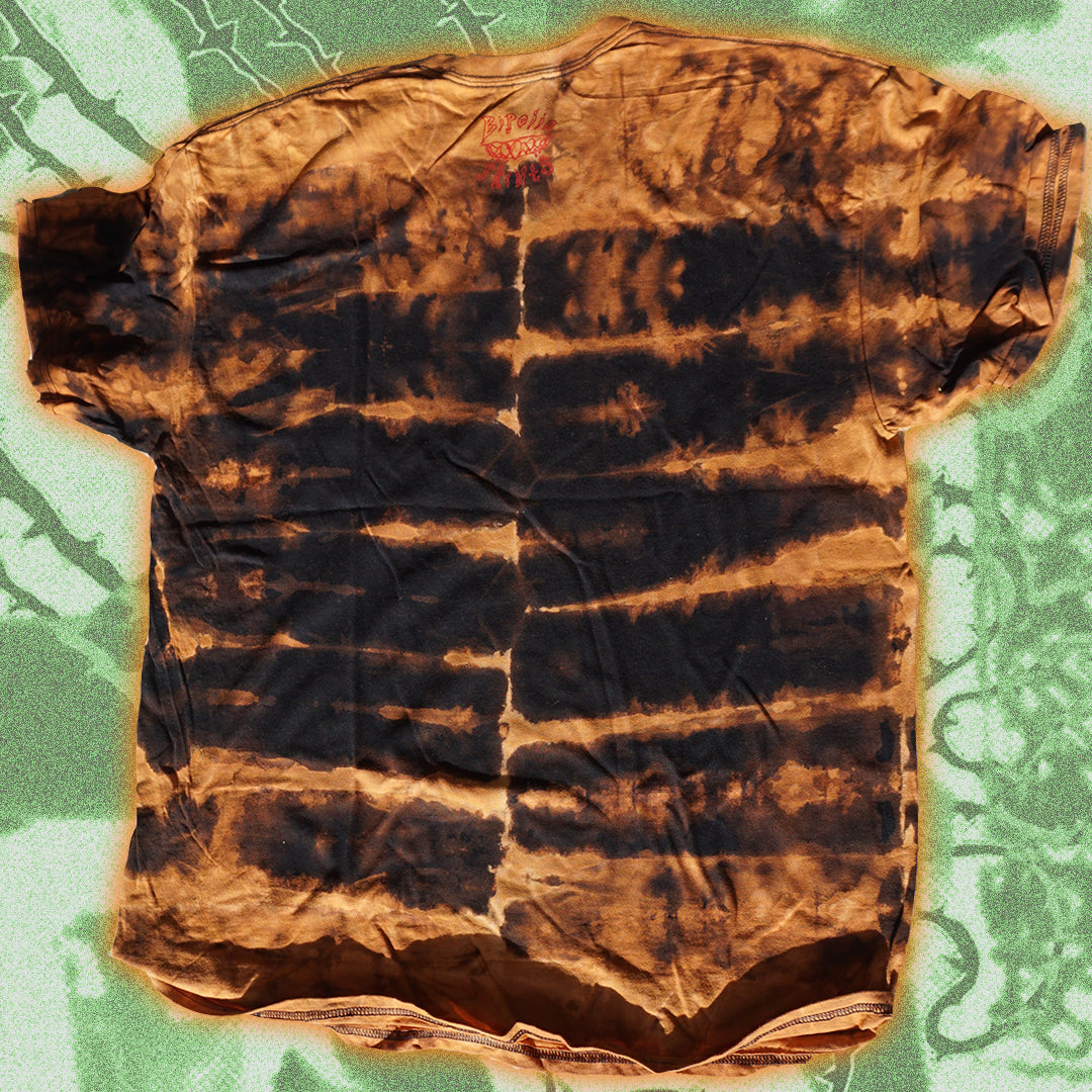 Phantasmal Union Shirt - Bipolia Merch - Hand Screen Printed Bleached Tee