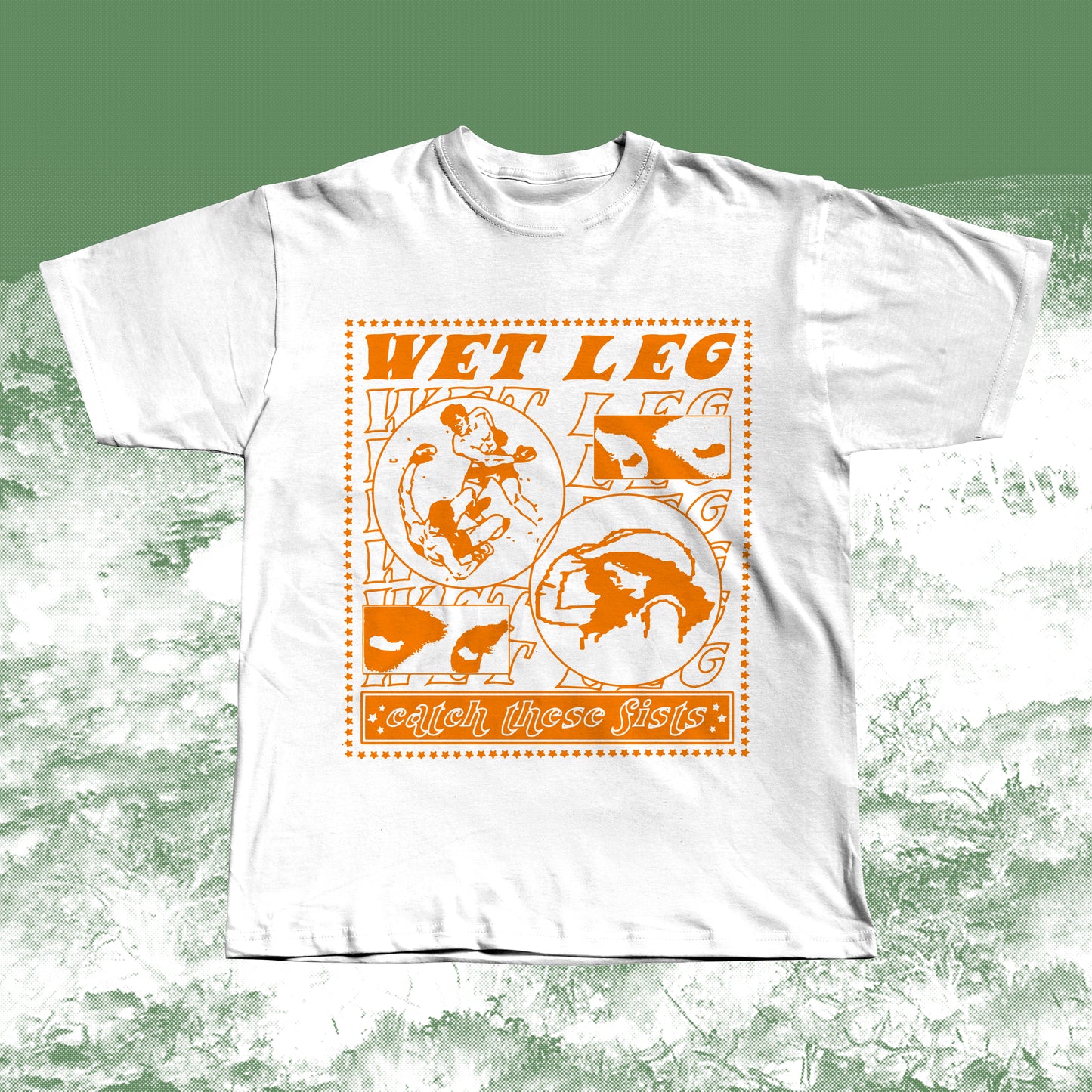 Wet Leg “Catch These Fists” Screen Printed T-Shirt – Fan-Made Tribute