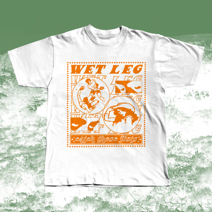 Wet Leg “Catch These Fists” Screen Printed T-Shirt – Fan-Made Tribute