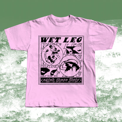 Wet Leg “Catch These Fists” Screen Printed T-Shirt – Fan-Made Tribute