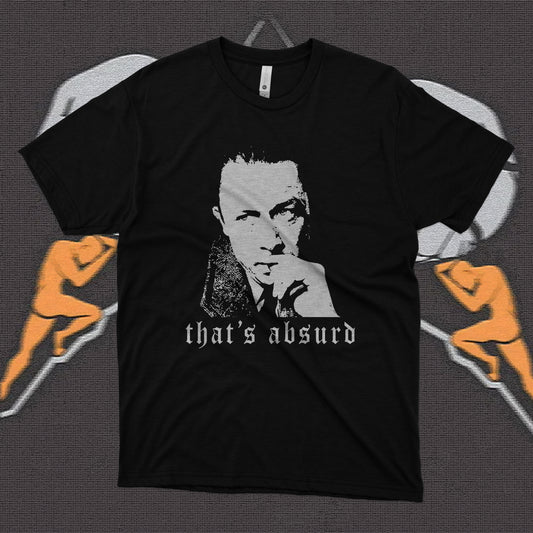 Existentialism Tee – Albert Camus Quote Inspired Shirt