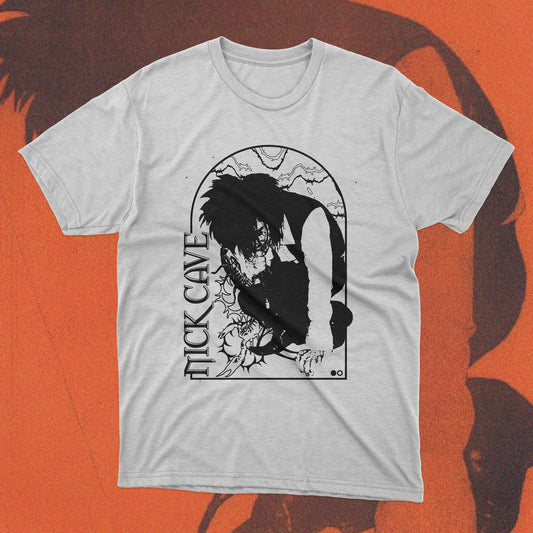 Nick Cave Inspired T-Shirt: Hand Screen Printed Cotton Tee