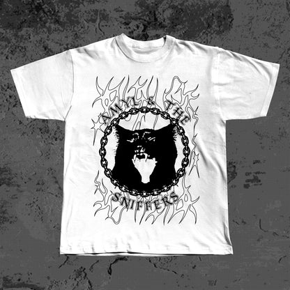 Punk Rock Tee – Amyl and the Sniffers Angry Cat Design (Fan-Made)