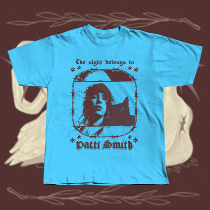 Patti Smith T-Shirt: Hand Screen Printed, Rock Music Tee