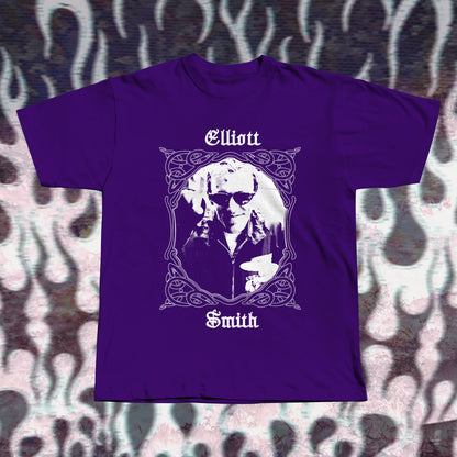 Elliott Smith Inspired T-Shirt – Hand Screen Printed Cotton Tee