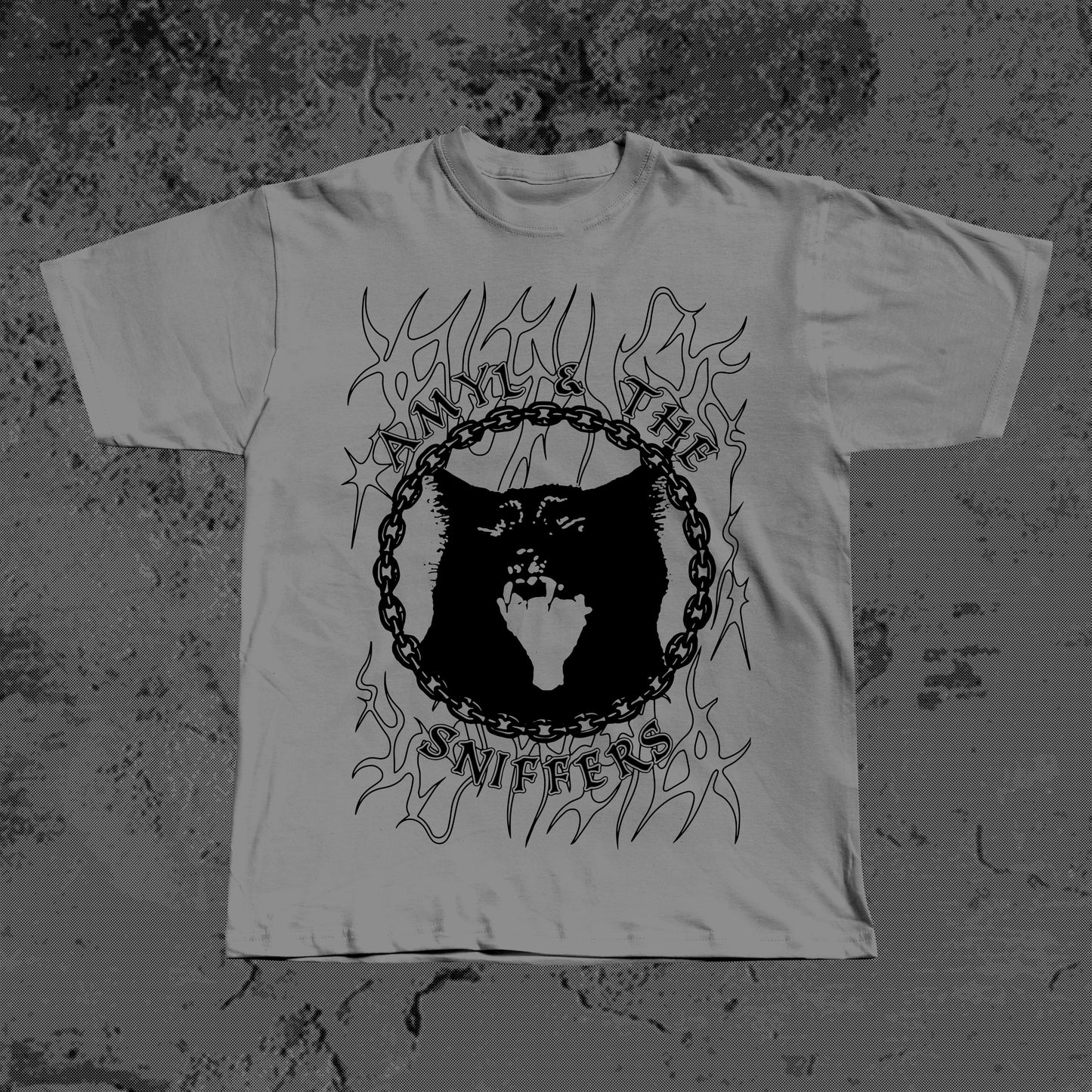 Punk Rock Tee – Amyl and the Sniffers Angry Cat Design (Fan-Made)