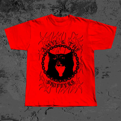 Punk Rock Tee – Amyl and the Sniffers Angry Cat Design (Fan-Made)