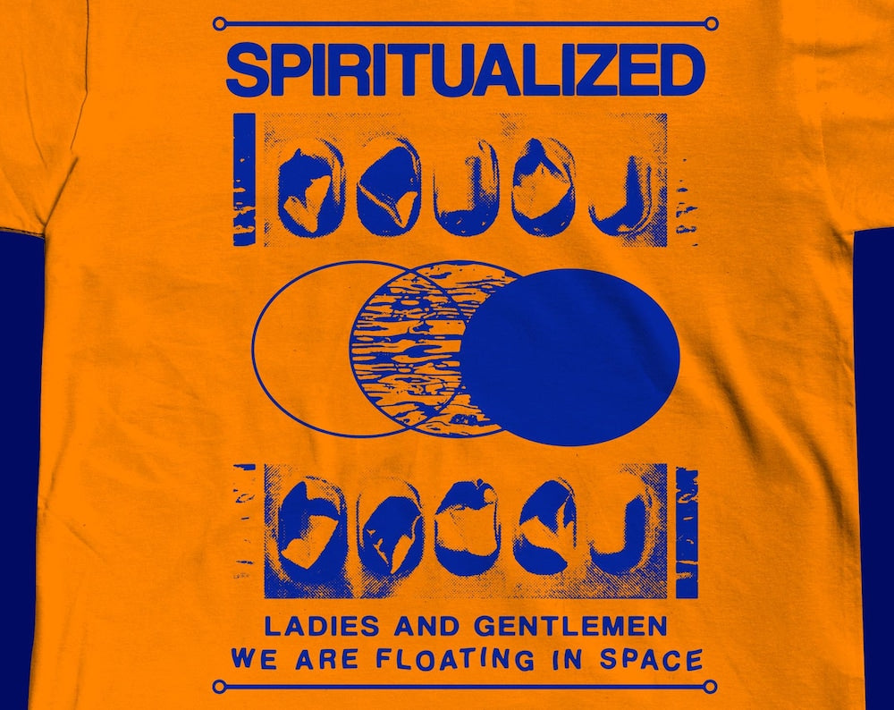 Handmade Spiritualized T-Shirt: Retro Indie Rock Screen Print