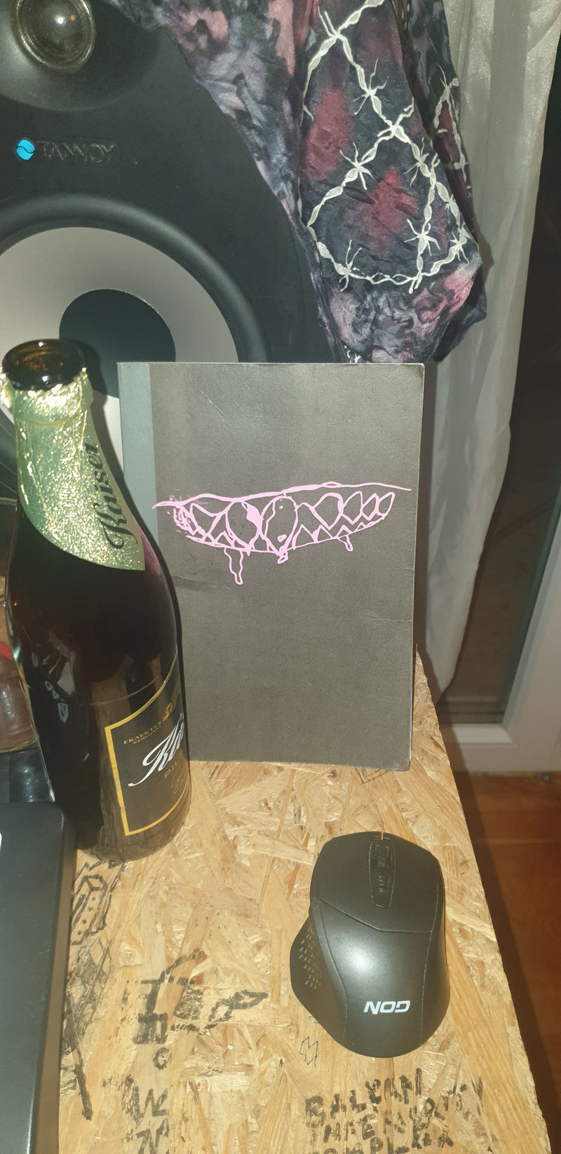 Teeth screenprint notebook